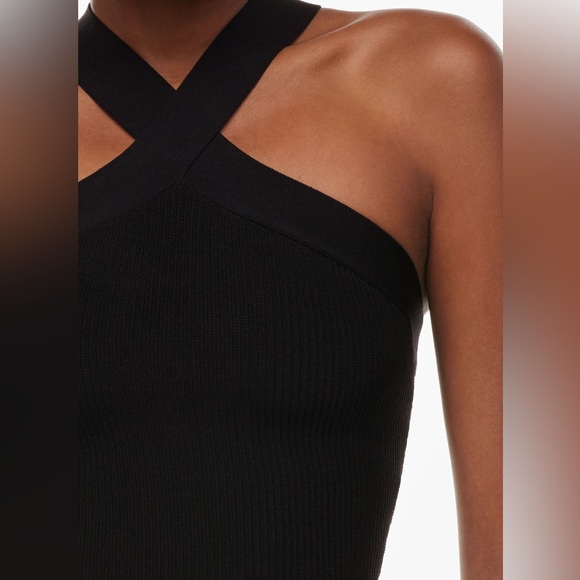 Aritzia Sculpt Knit Criss Cross Cropped Tank - Picture 2 of 6